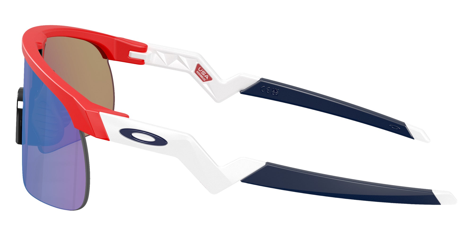 OAKLEY OJ9010 Resistor (Youth Fit) Team USA 901035 123 - Matte Redline / Prizm Sapphire Mirrored #id:oj9010901035_s:100110