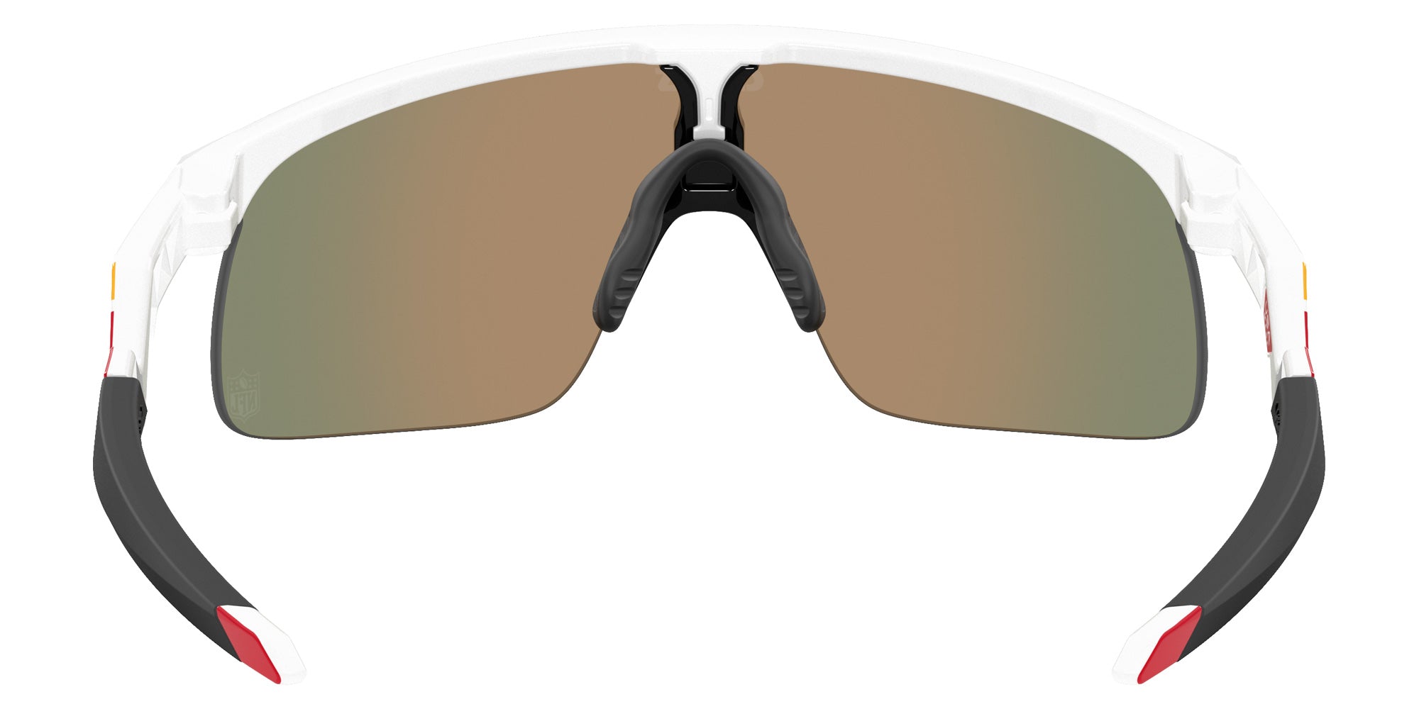 OAKLEY OJ9010 Kansas City Chiefs Resistor (Youth Fit) 901037 123 - White / Prizm Ruby Mirrored #id:oj9010901037_s:100115