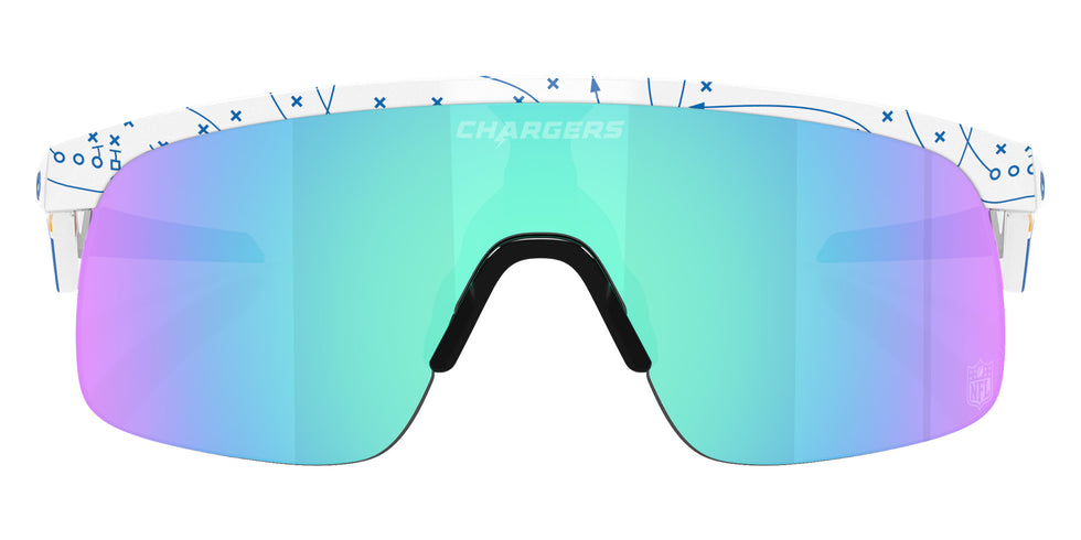 OAKLEY OJ9010 Los Angeles Chargers Resistor (Youth Fit) 901038 123 - White / Prizm Sapphire Mirrored #id:oj9010901038_s:100100