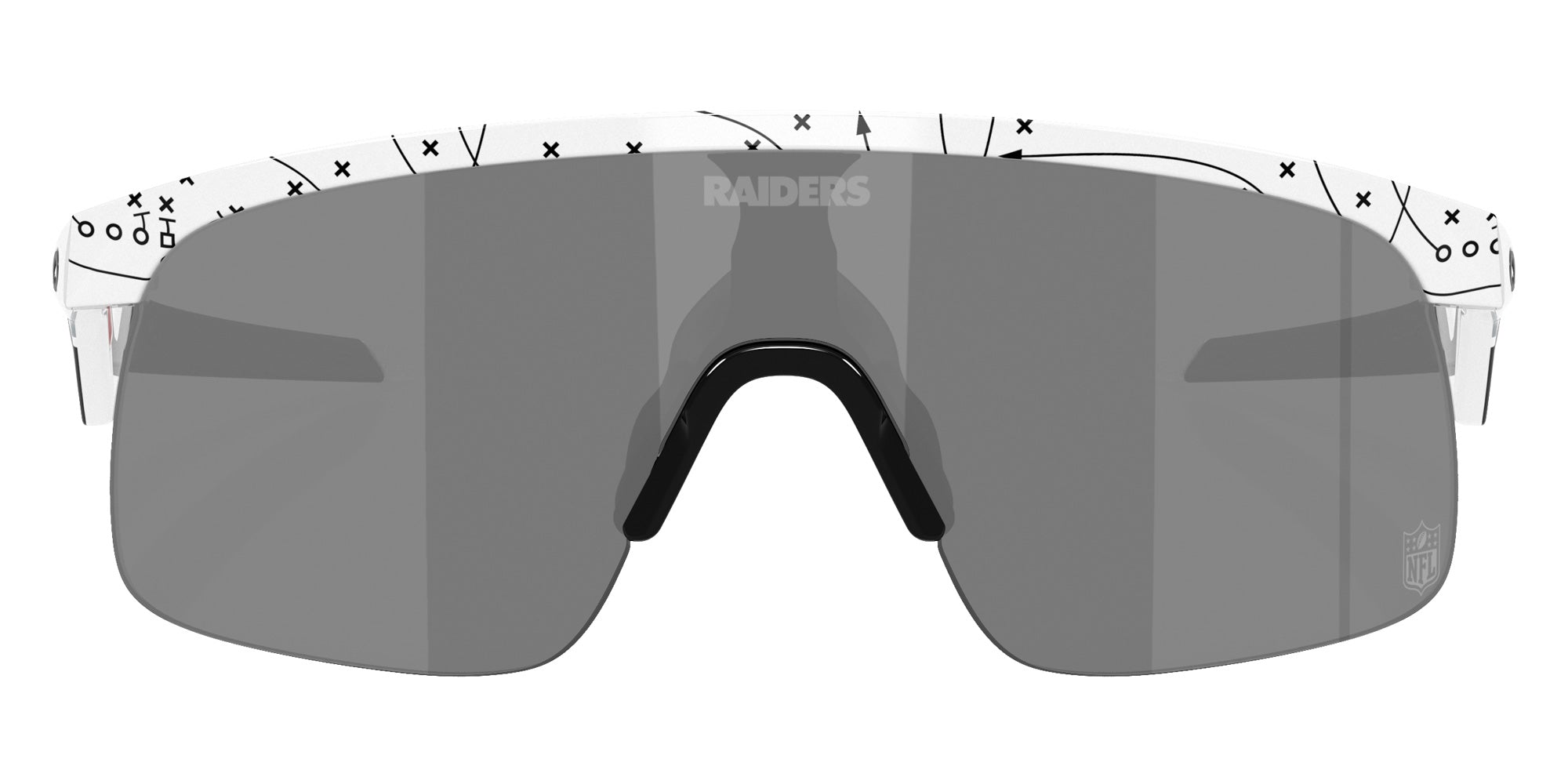 OAKLEY OJ9010 Las Vegas Raiders Resistor (Youth Fit) 901039 123 - White / Prizm Black Mirrored #id:oj9010901039_s:100100
