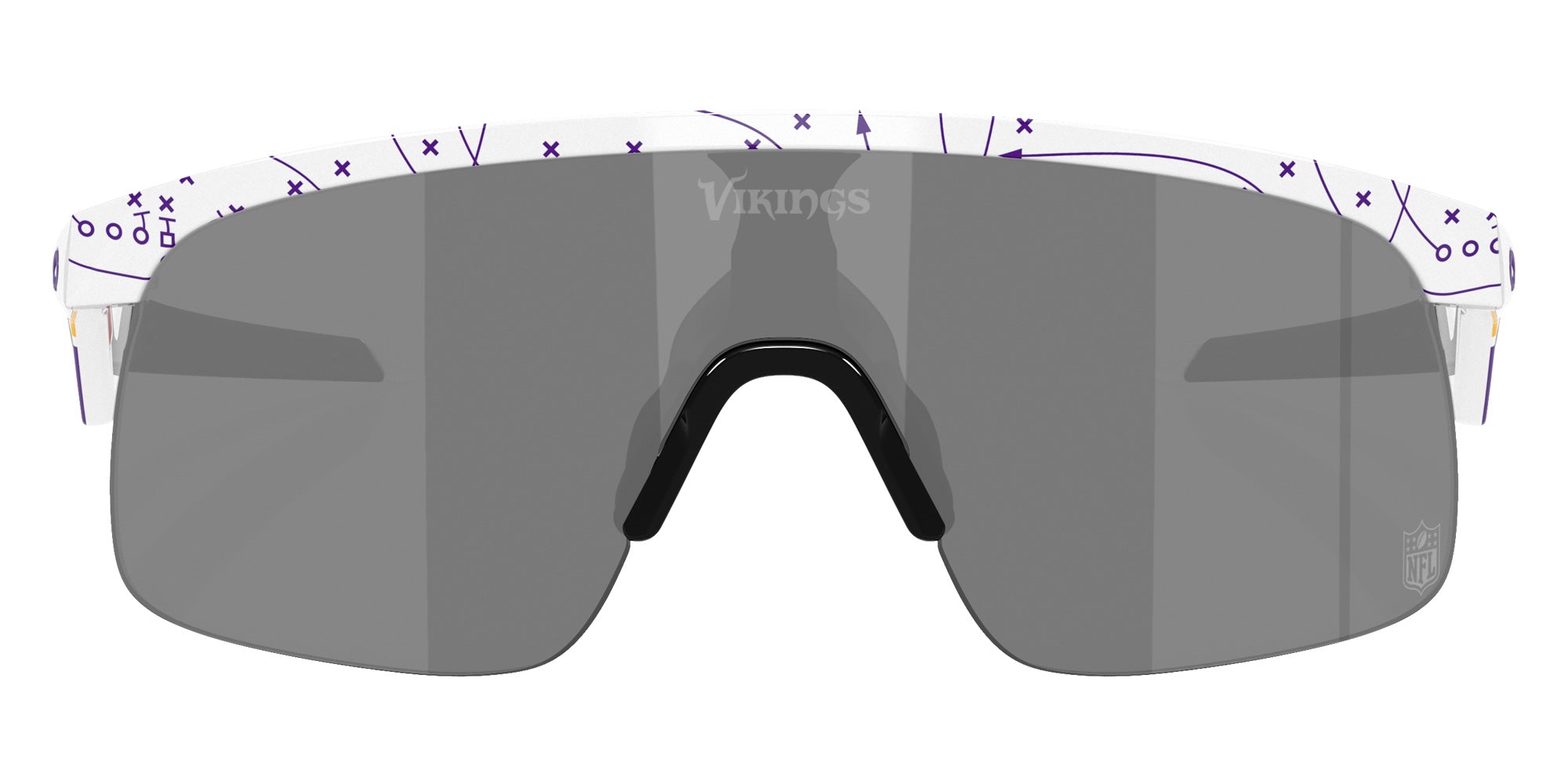 OAKLEY OJ9010 Minnesota Vikings Resistor (Youth Fit) 901040 123 - 25 Play White / Prizm Black Mirrored #id:oj9010901040_s:100100