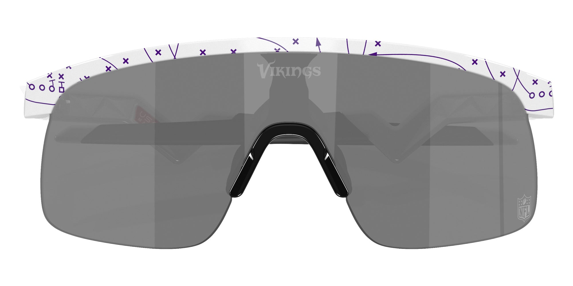 OAKLEY OJ9010 Minnesota Vikings Resistor (Youth Fit) 901040 123 - 25 Play White / Prizm Black Mirrored #id:oj9010901040_s:100120
