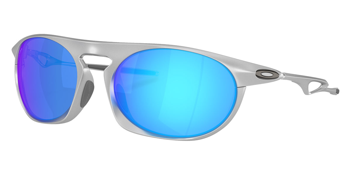OAKLEY OO4065 Neo Jacket�� 406502 58 - Satin Chrome / Prizm Sapphire Mirrored #id:oo4065406502_s:102105