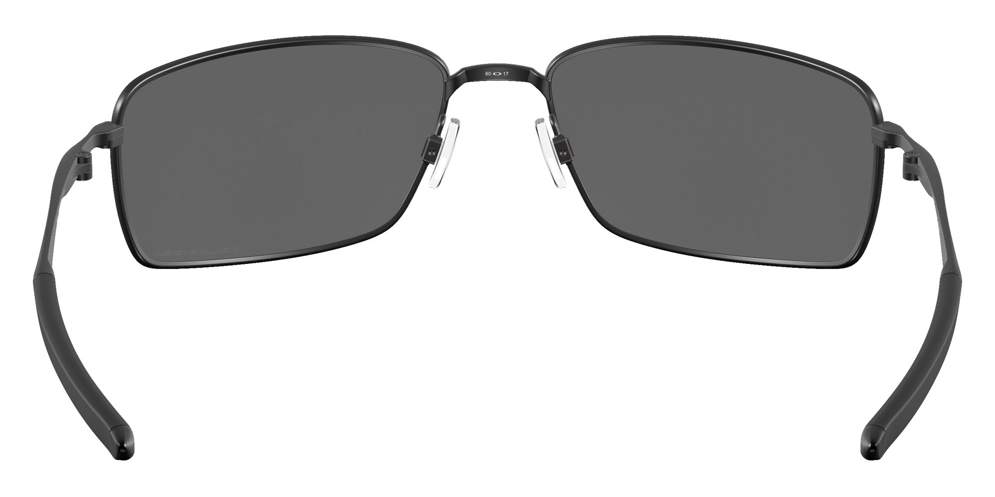 OAKLEY OO4075 Square Wire��� 407505 60 - Matte Black / Black Iridium Polarized Mirrored #id:oo4075407505_s:100115