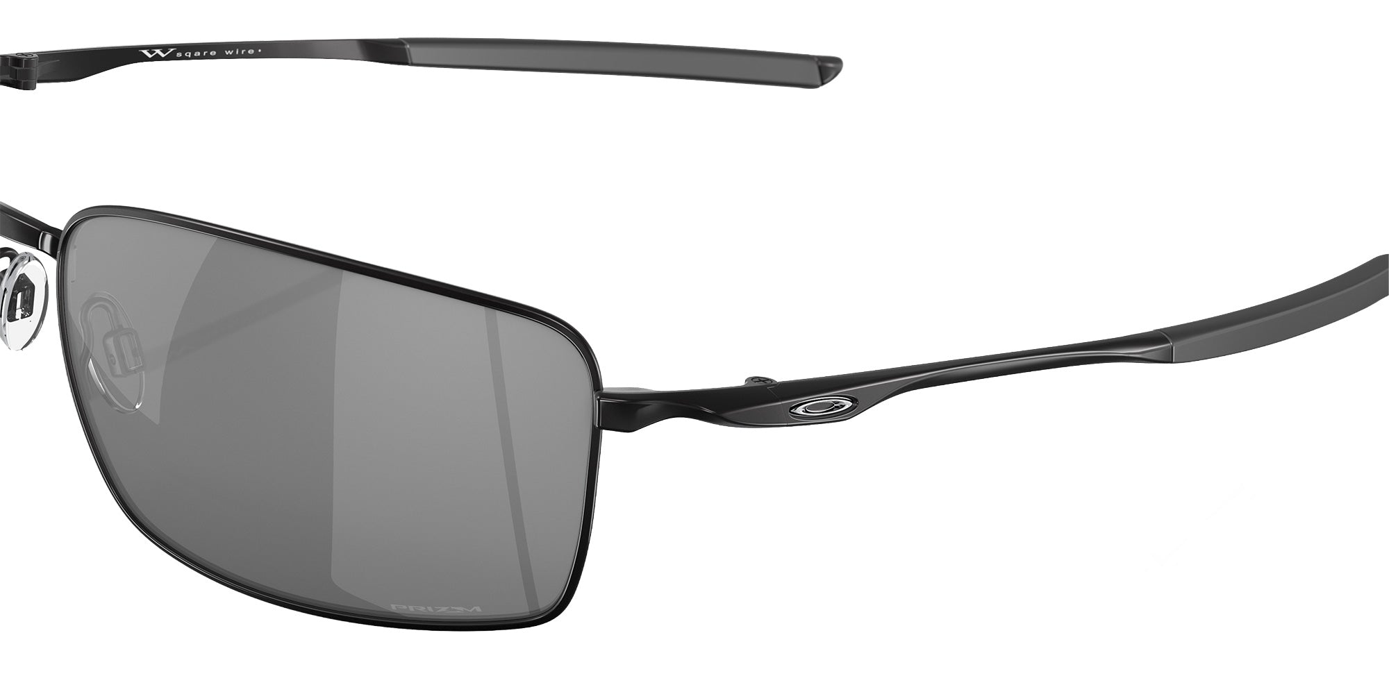 OAKLEY OO4075 Square Wire��� 407513 60 - Polished Black / Prizm Black Mirrored #id:oo4075407513_s:102130
