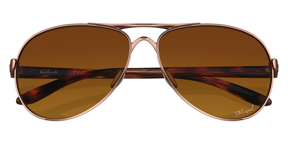 OAKLEY OO4079 Feedback 407914 59 - Rose Gold / Brown Gradient Polarized #id:oo4079407914_s:100120