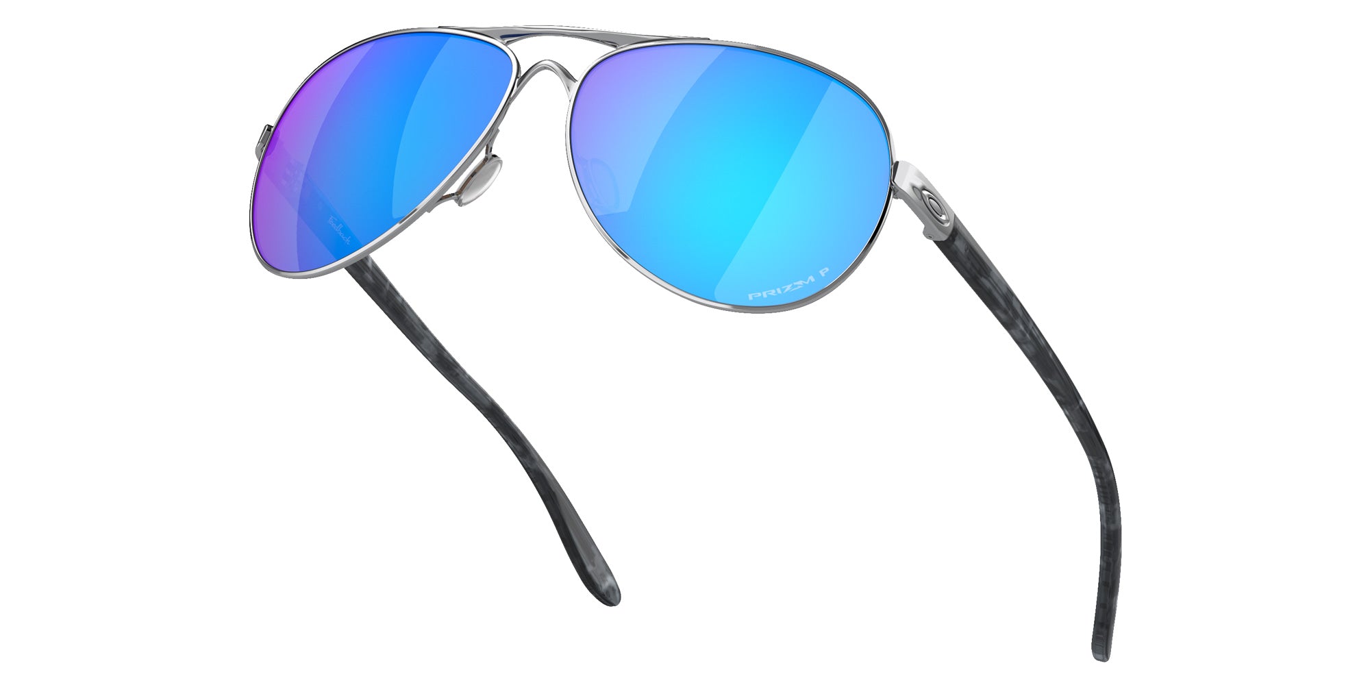 OAKLEY OO4079 Feedback 407933 59 - Polished Chrome / Prizm Sapphire Polarized Mirrored #id:oo4079407933_s:102125