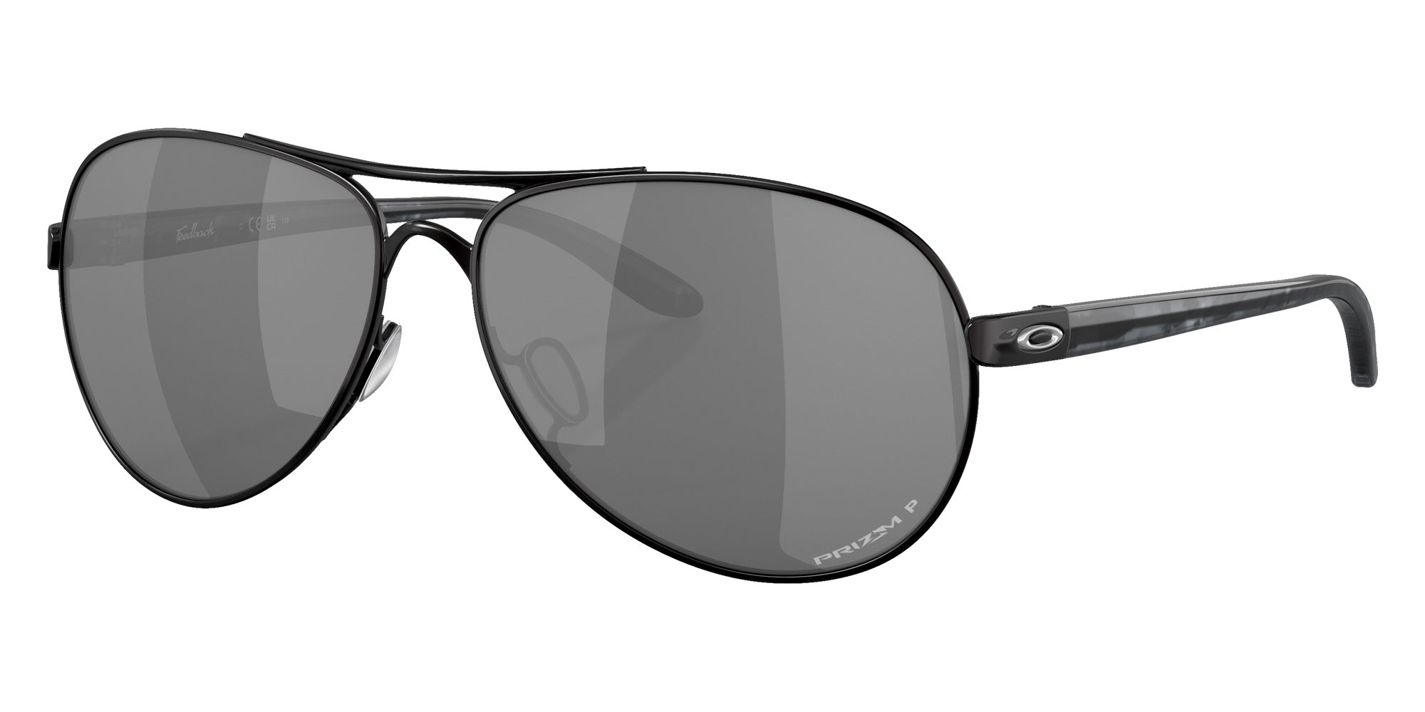 OAKLEY OO4079 Feedback 407934 59 - Polished Black / Prizm Black Polarized Mirrored #id:oo4079407934_s:104105