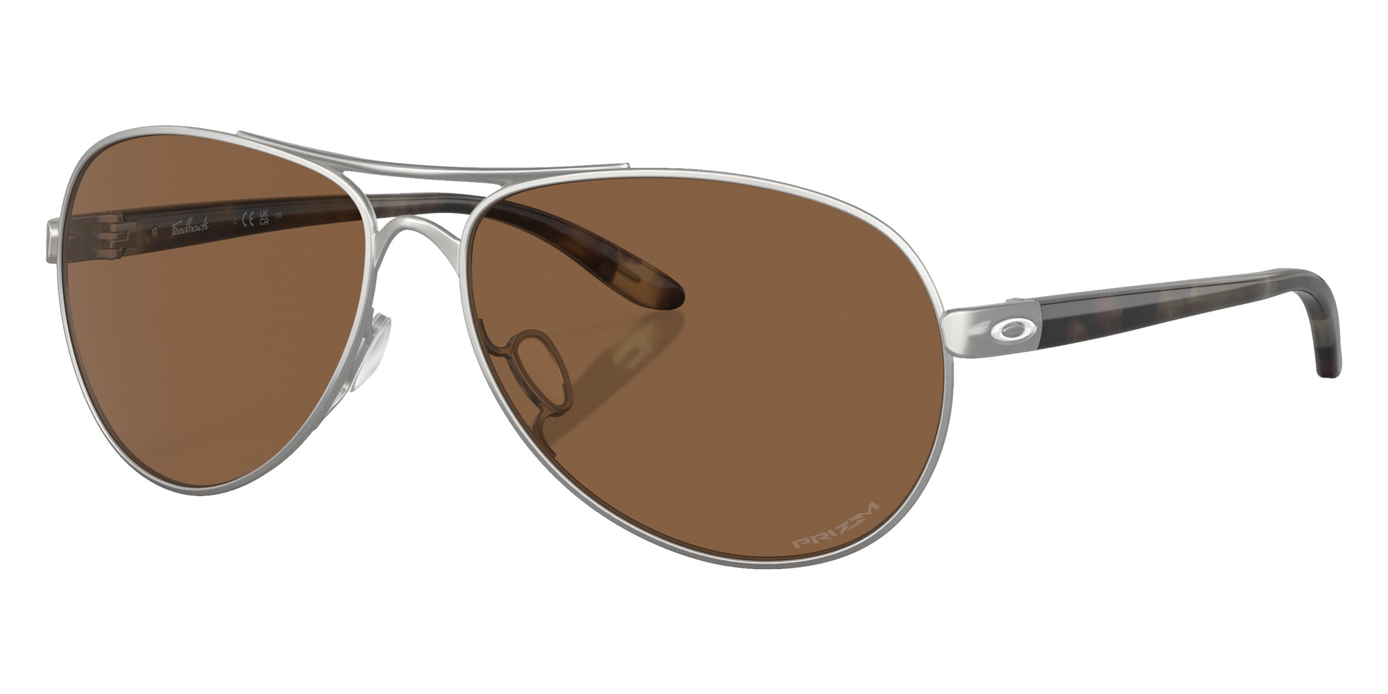 OAKLEY OO4079 Feedback 407947 59 - Satin Chrome / Prizm Bronze #id:oo4079407947_s:100105