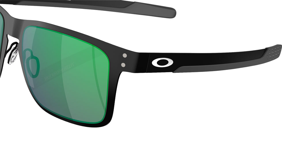 OAKLEY OO4123 Holbrook��� Metal 412304 55 - Matte Black / Jade Iridium Mirrored #id:oo4123412304_s:100130