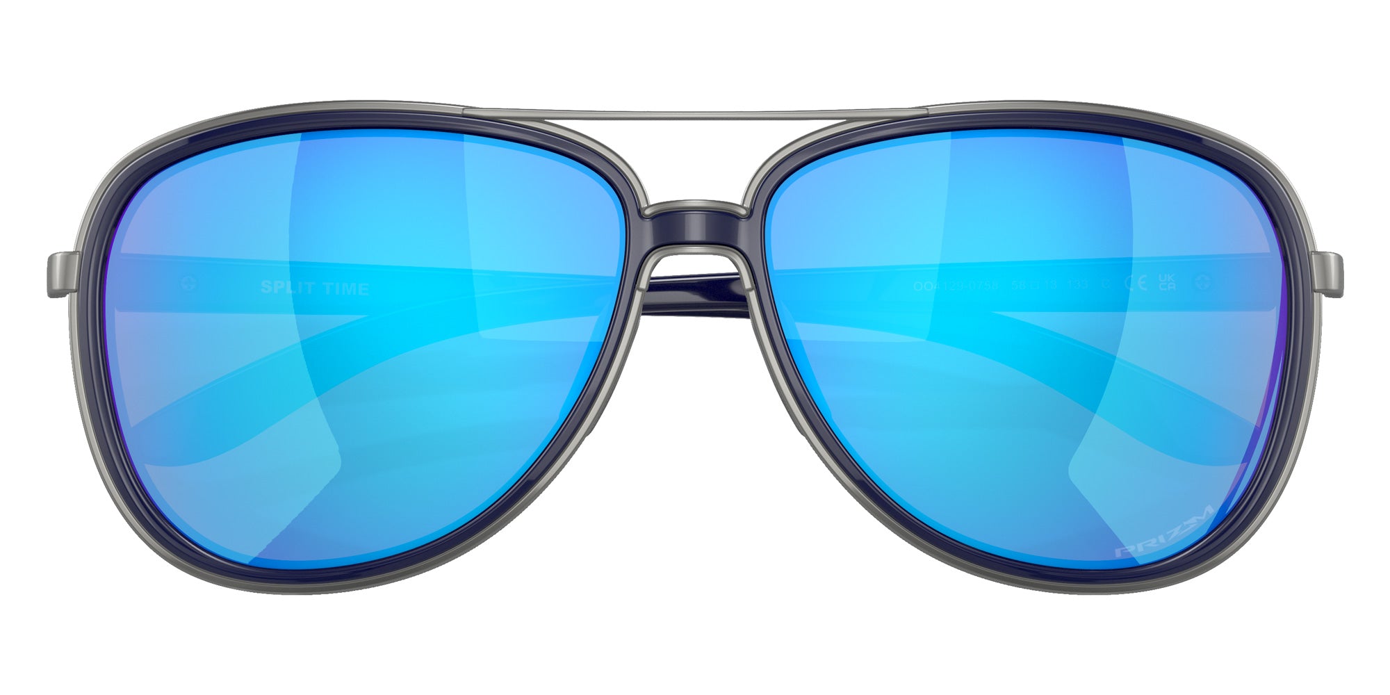 OAKLEY OO4129 Split Time 412907 58 - Navy / Prizm Sapphire Polarized Mirrored #id:oo4129412907_s:100120