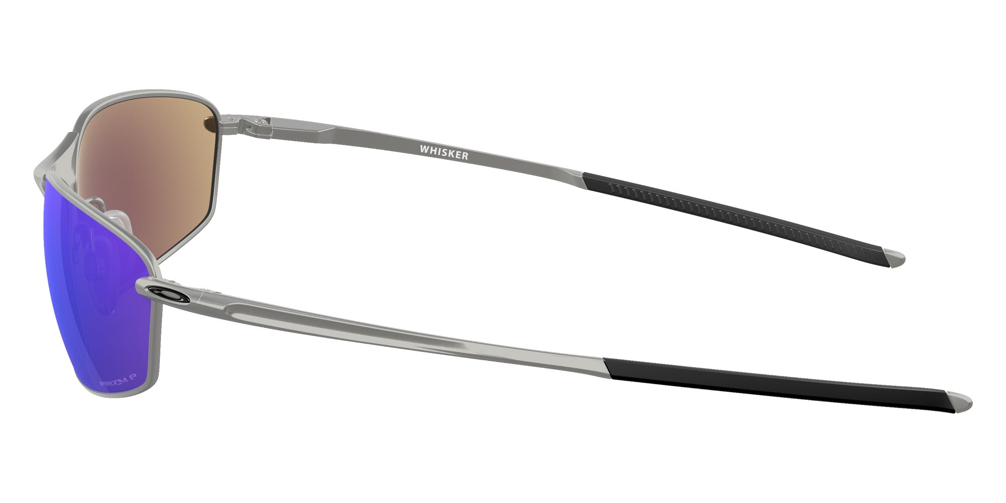 OAKLEY OO4141 Whisker 414104 60 - Satin Chrome / Prizm Sapphire Polarized Mirrored #id:oo4141414104_s:100110