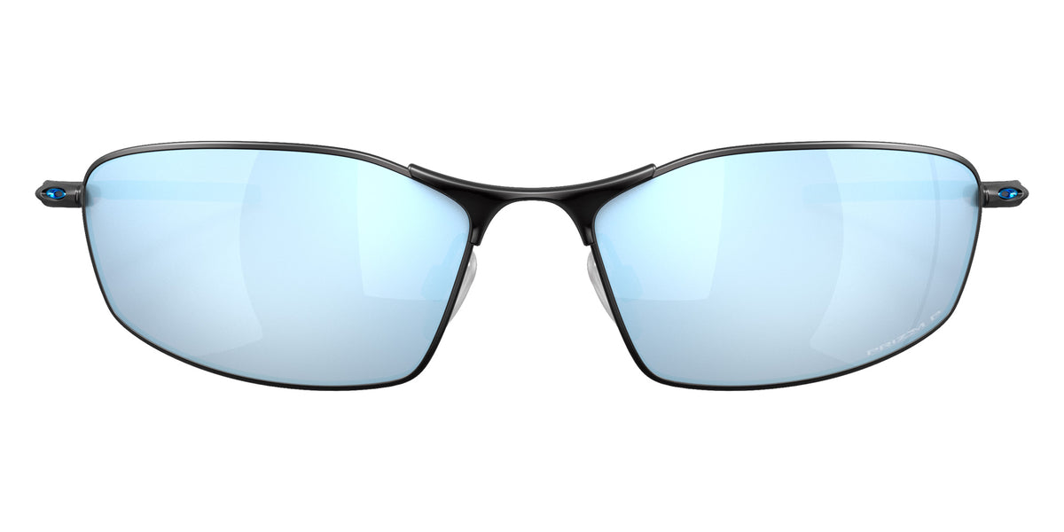 OAKLEY OO4141 Whisker�� 414111 60 - Satin Black / Prizm Deep Water Polarized Mirrored #id:oo4141414111_s:100100