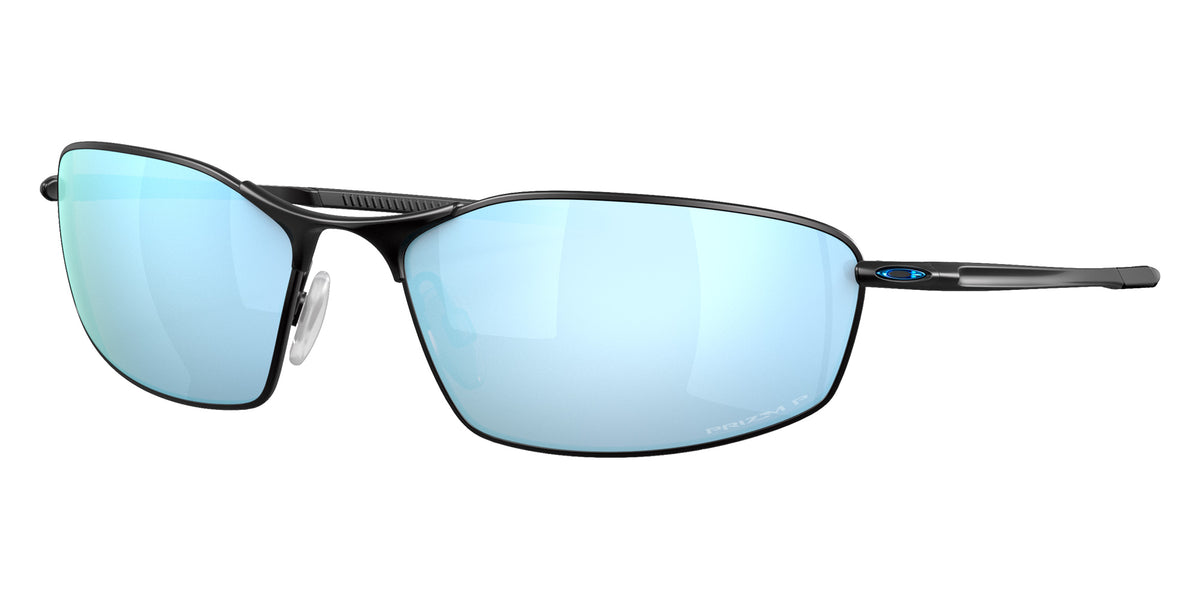 OAKLEY OO4141 Whisker�� 414111 60 - Satin Black / Prizm Deep Water Polarized Mirrored #id:oo4141414111_s:100105