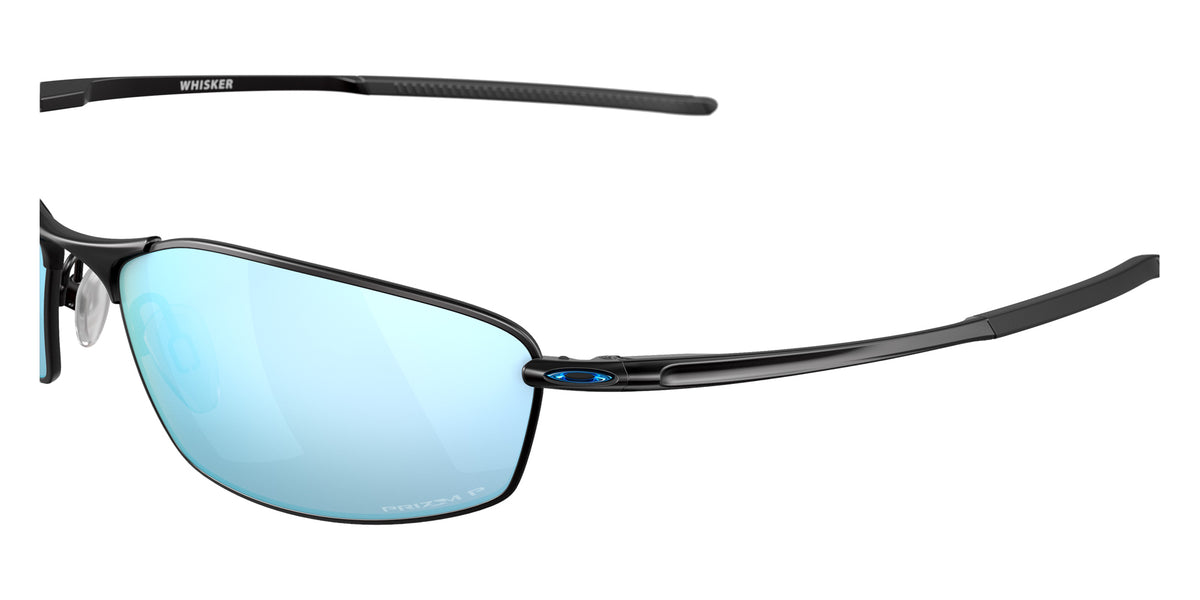 OAKLEY OO4141 Whisker�� 414111 60 - Satin Black / Prizm Deep Water Polarized Mirrored #id:oo4141414111_s:100125