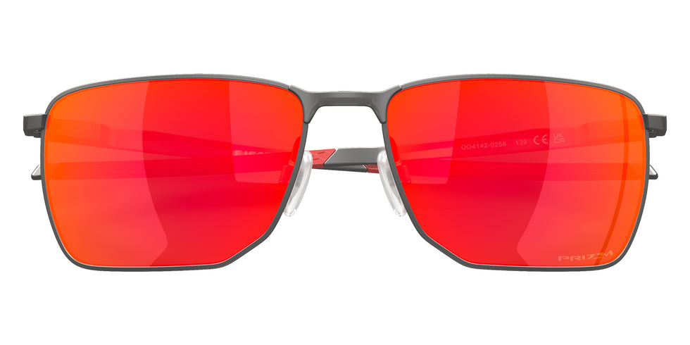 OAKLEY OO4142 Ejector 414202 58 - Matte Gunmetal / Prizm Ruby #id:oo4142414202_s:100135