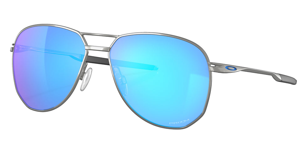 OAKLEY OO4147 Contrail 414703 57 - Satin Chrome / Prizm Sapphire Mirrored #id:oo4147414703_s:100105