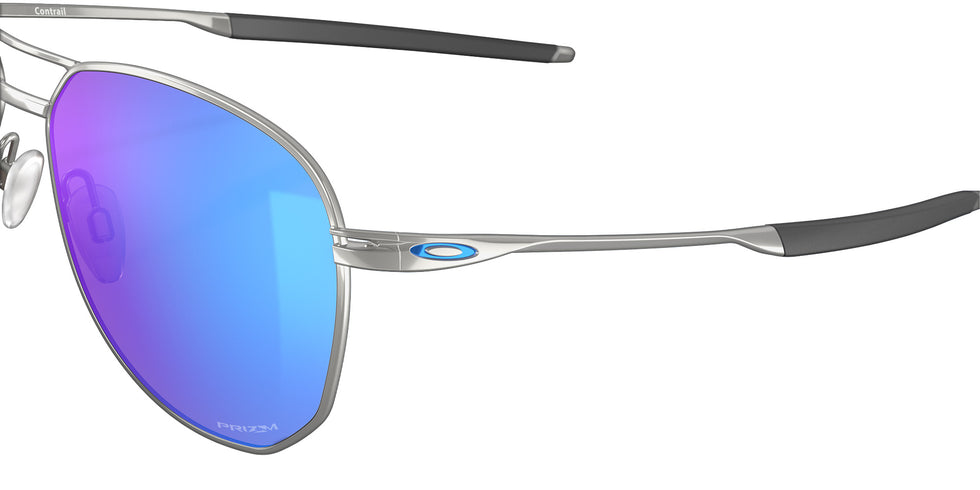 OAKLEY OO4147 Contrail 414703 57 - Satin Chrome / Prizm Sapphire Mirrored #id:oo4147414703_s:100130