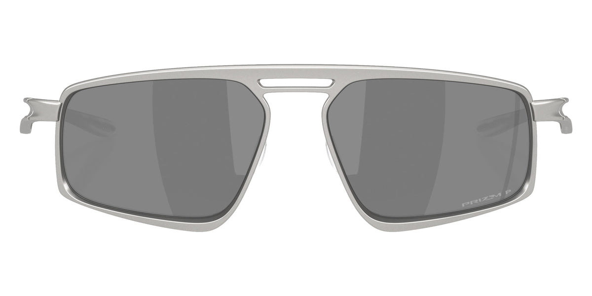 OAKLEY OO6031 Bushwick 603105 59 - Satin Chrome / Prizm Black Polarized Mirrored #id:oo6031603105_s:108100