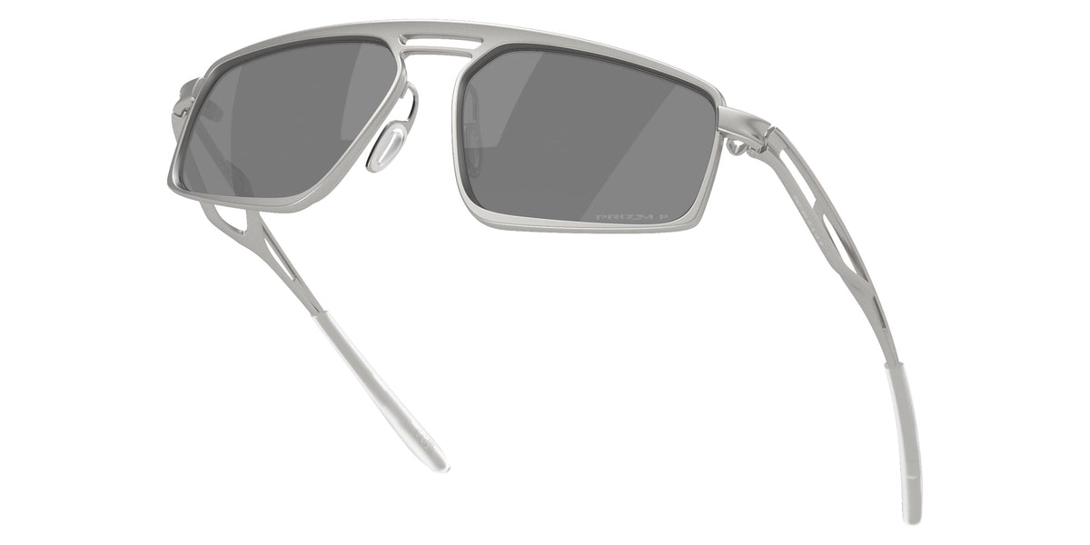 OAKLEY OO6031 Bushwick 603105 59 - Satin Chrome / Prizm Black Polarized Mirrored #id:oo6031603105_s:108120