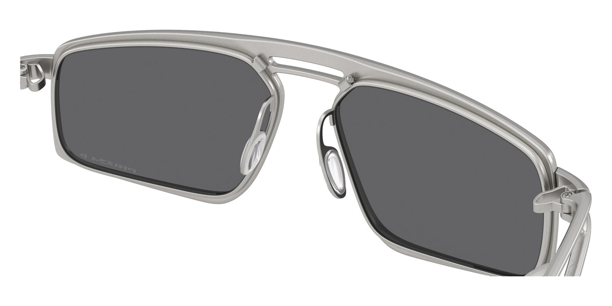OAKLEY OO6031 Bushwick 603105 59 - Satin Chrome / Prizm Black Polarized Mirrored #id:oo6031603105_s:108130