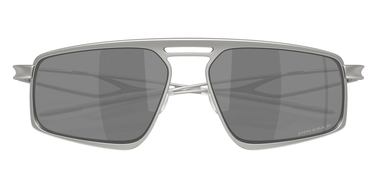 OAKLEY OO6031 Bushwick 603105 59 - Satin Chrome / Prizm Black Polarized Mirrored #id:oo6031603105_s:108135