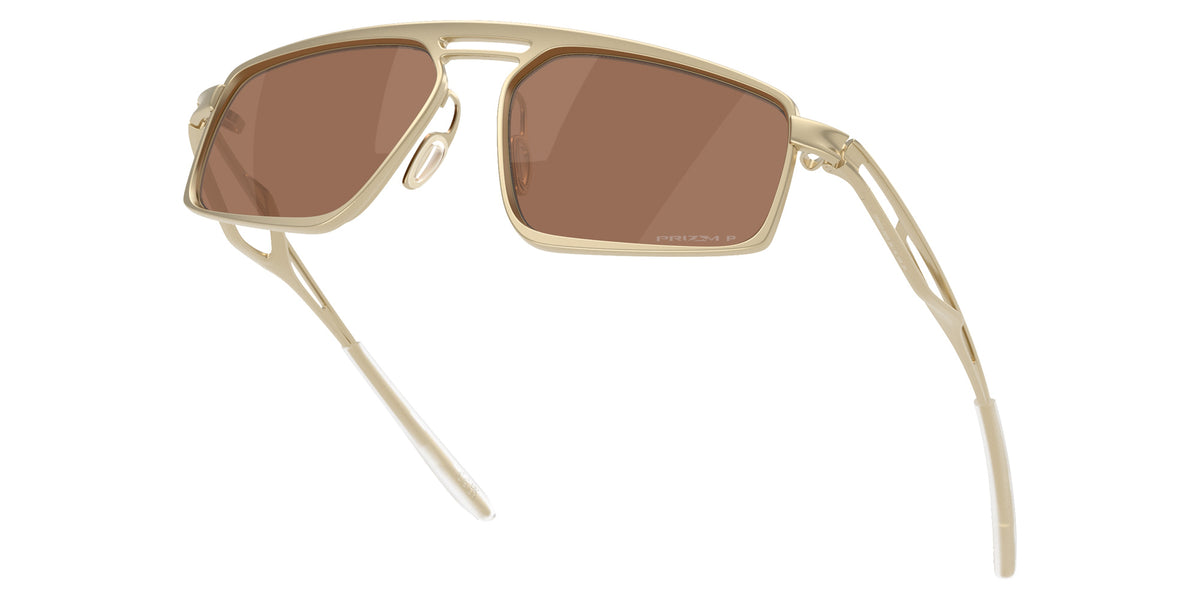 OAKLEY OO6031 Bushwick 603106 59 - Satin Light Gold / Prizm Tungsten Polarized Mirrored #id:oo6031603106_s:110120