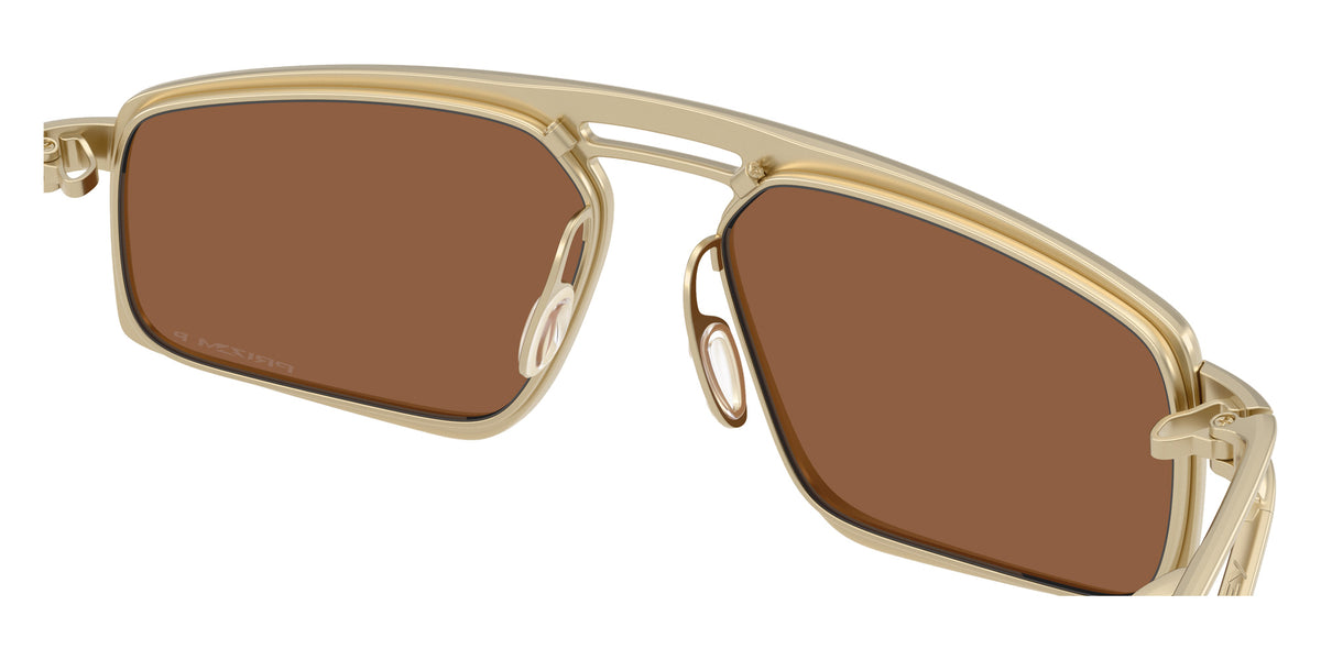 OAKLEY OO6031 Bushwick 603106 59 - Satin Light Gold / Prizm Tungsten Polarized Mirrored #id:oo6031603106_s:110130