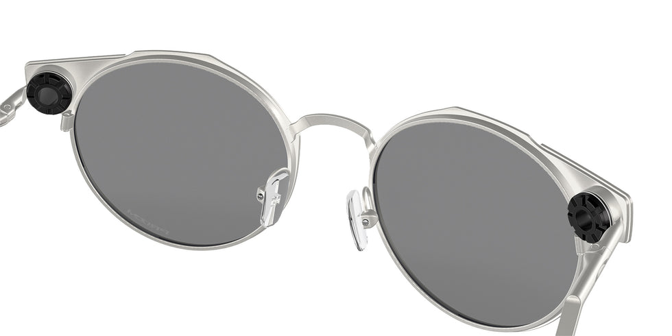 OAKLEY OO6046 Deadbolt��� 604601 50 - Satin Chrome / Prizm Black Mirrored #id:oo6046604601_s:100135