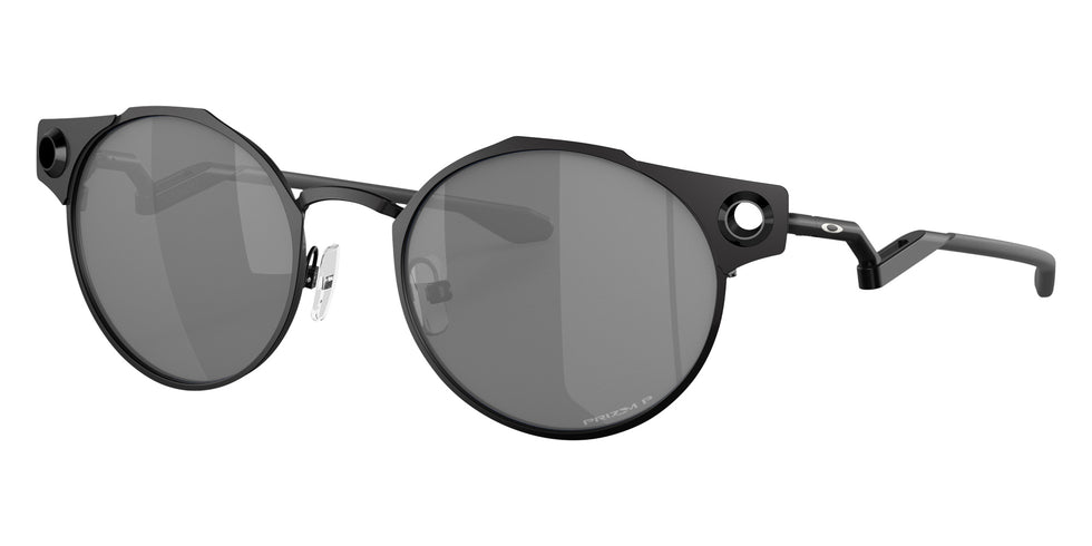 OAKLEY OO6046 Deadbolt��� 604603 50 - Satin Black / Prizm Black Polarized Mirrored #id:oo6046604603_s:102105