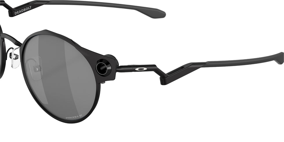 OAKLEY OO6046 Deadbolt��� 604603 50 - Satin Black / Prizm Black Polarized Mirrored #id:oo6046604603_s:102130