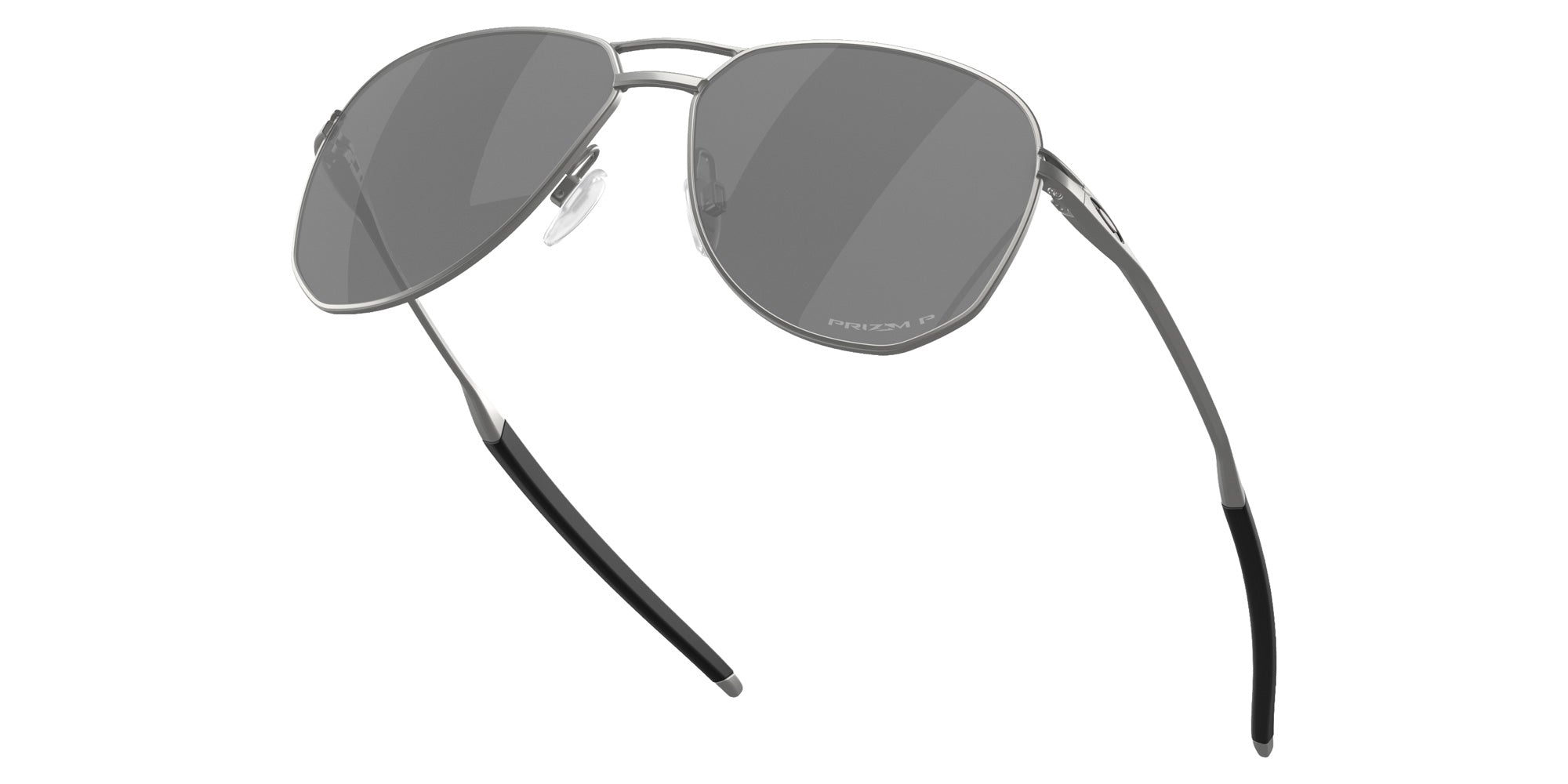 OAKLEY OO6050 Contrail TI 605003 57 - Satin Chrome / Prizm Black Polarized #id:oo6050605003_s:100120