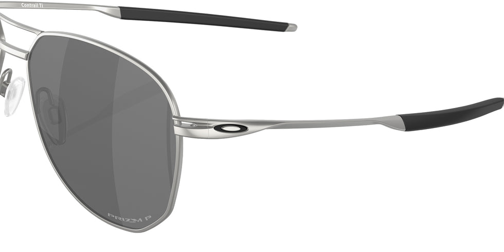 OAKLEY OO6050 Contrail TI 605003 57 - Satin Chrome / Prizm Black Polarized #id:oo6050605003_s:100125