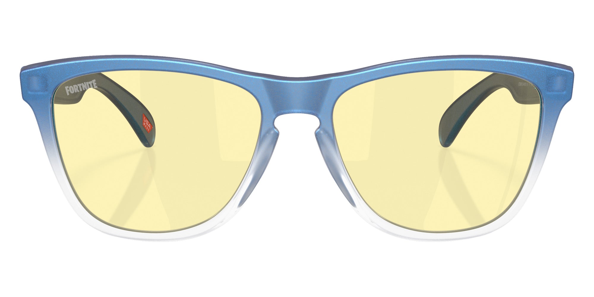 OAKLEY OO9013 Oakley X Fortnite��� Frogskins��� 9013M4 55 - Matte Cyan/Blue/Clear Shift Fade / Prizm Gaming��� 2.0 Mirrored #id:oo90139013m4_s:100100