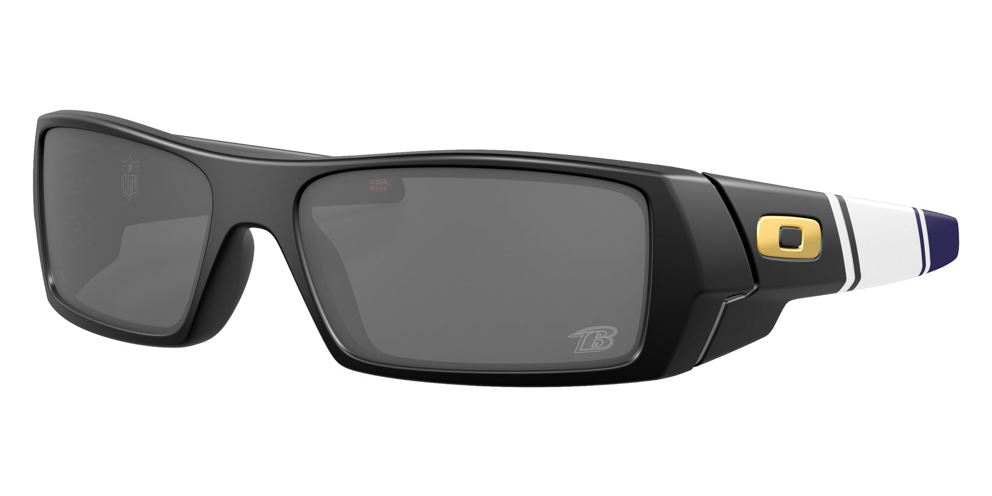 OAKLEY OO9014 Baltimore Ravens Gascan® 901482 60 - Matte Black / Prizm Black Mirrored #id:oo9014901482_s:100105