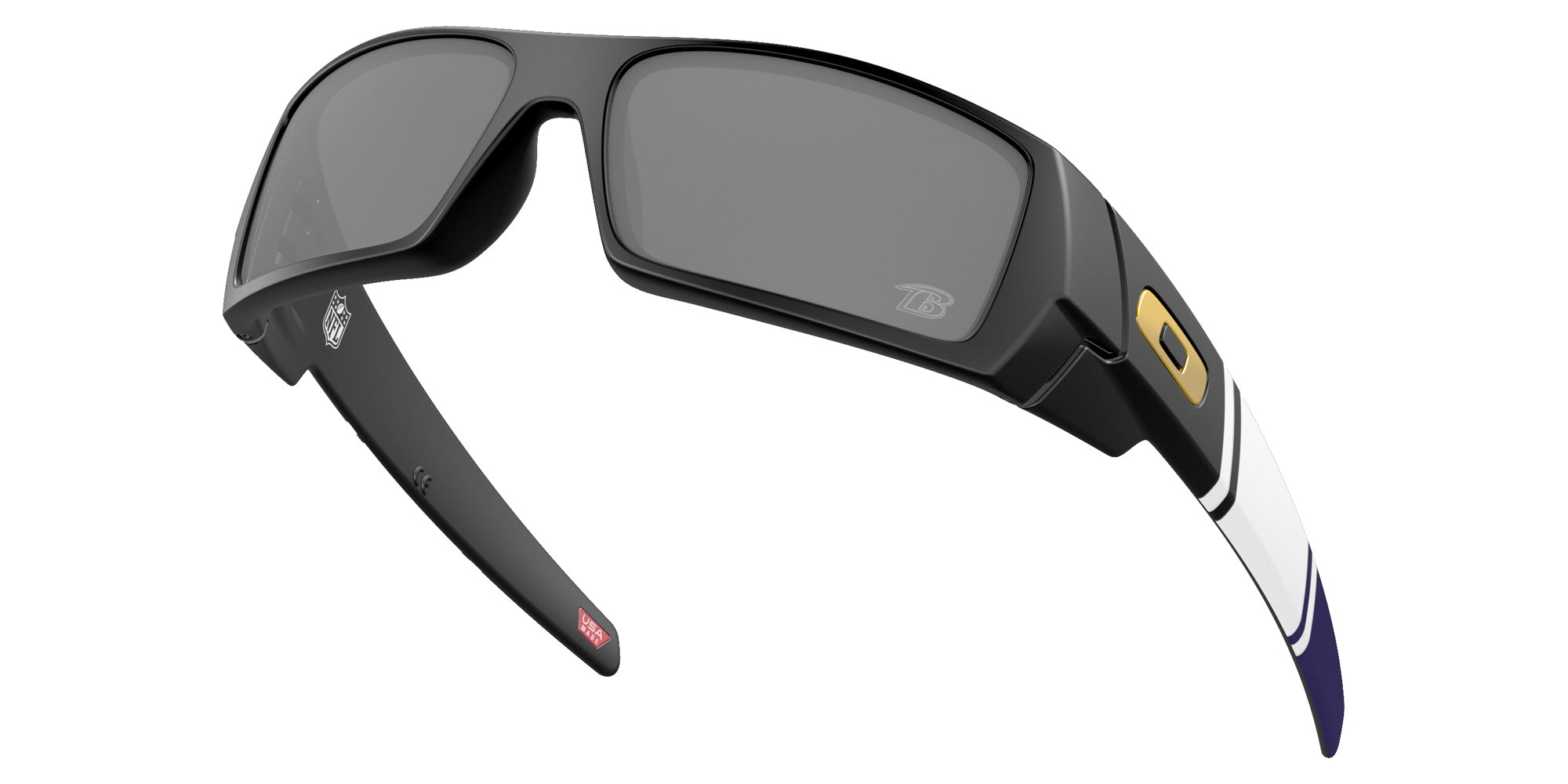 OAKLEY OO9014 Baltimore Ravens Gascan® 901482 60 - Matte Black / Prizm Black Mirrored #id:oo9014901482_s:100120
