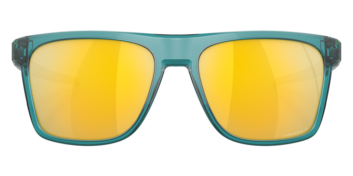 OAKLEY OO9100 Leffingwell 910006 57 - Matte Artic Surf / Prizm 24K Polarized Mirrored #id:oo9100910006_s:100100