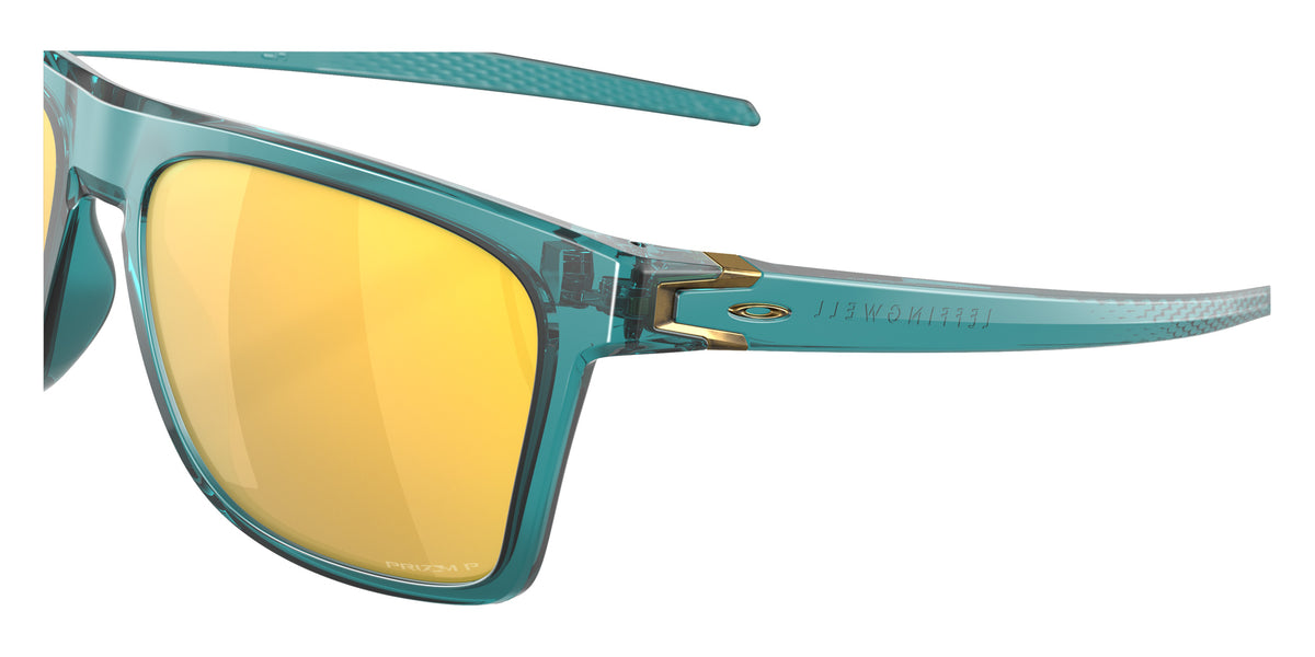 OAKLEY OO9100 Leffingwell 910006 57 - Matte Artic Surf / Prizm 24K Polarized Mirrored #id:oo9100910006_s:100125