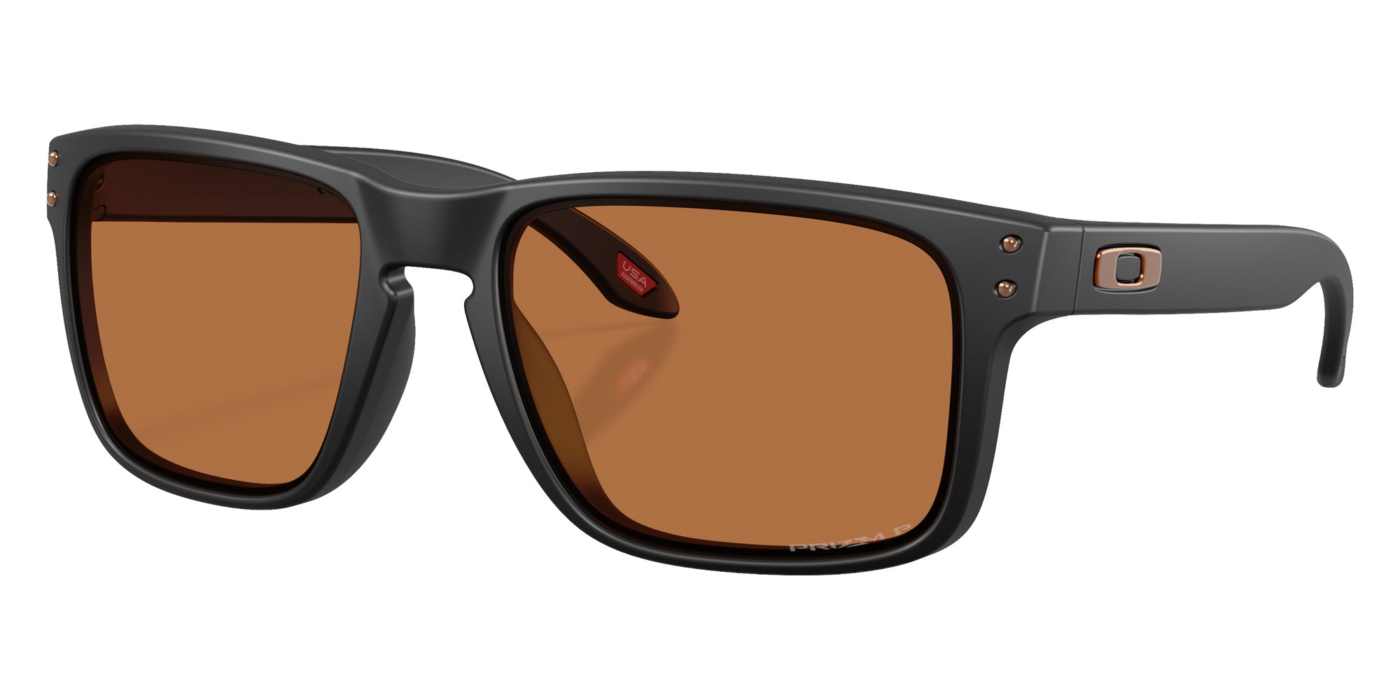 OAKLEY OO9102 Holbrook 9102AM 55 - Matte Black / Prizm Bronze Polarized #id:oo91029102am_s:100105