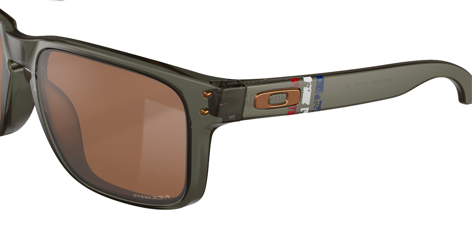 OAKLEY OO9102 Standard Issue Holbrook��� American Heritage - Uncle Sam 9102G6 55 - Matte Olive Ink / Prizm Tungsten Mirrored #id:oo91029102g6_s:100130