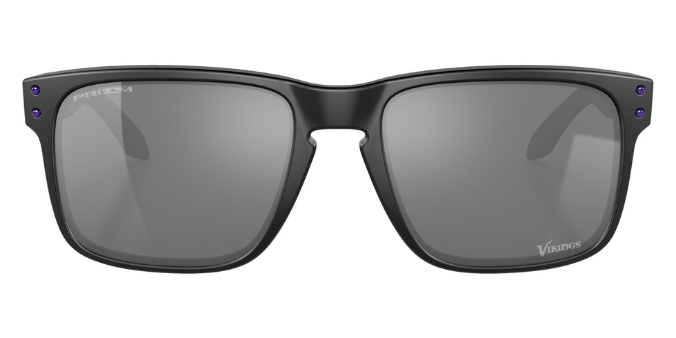 OAKLEY OO9102 Minnesota Vikings Holbrook™ 9102M9 55 - Matte Black / Prizm Black Mirrored #id:oo91029102m9_s:100100