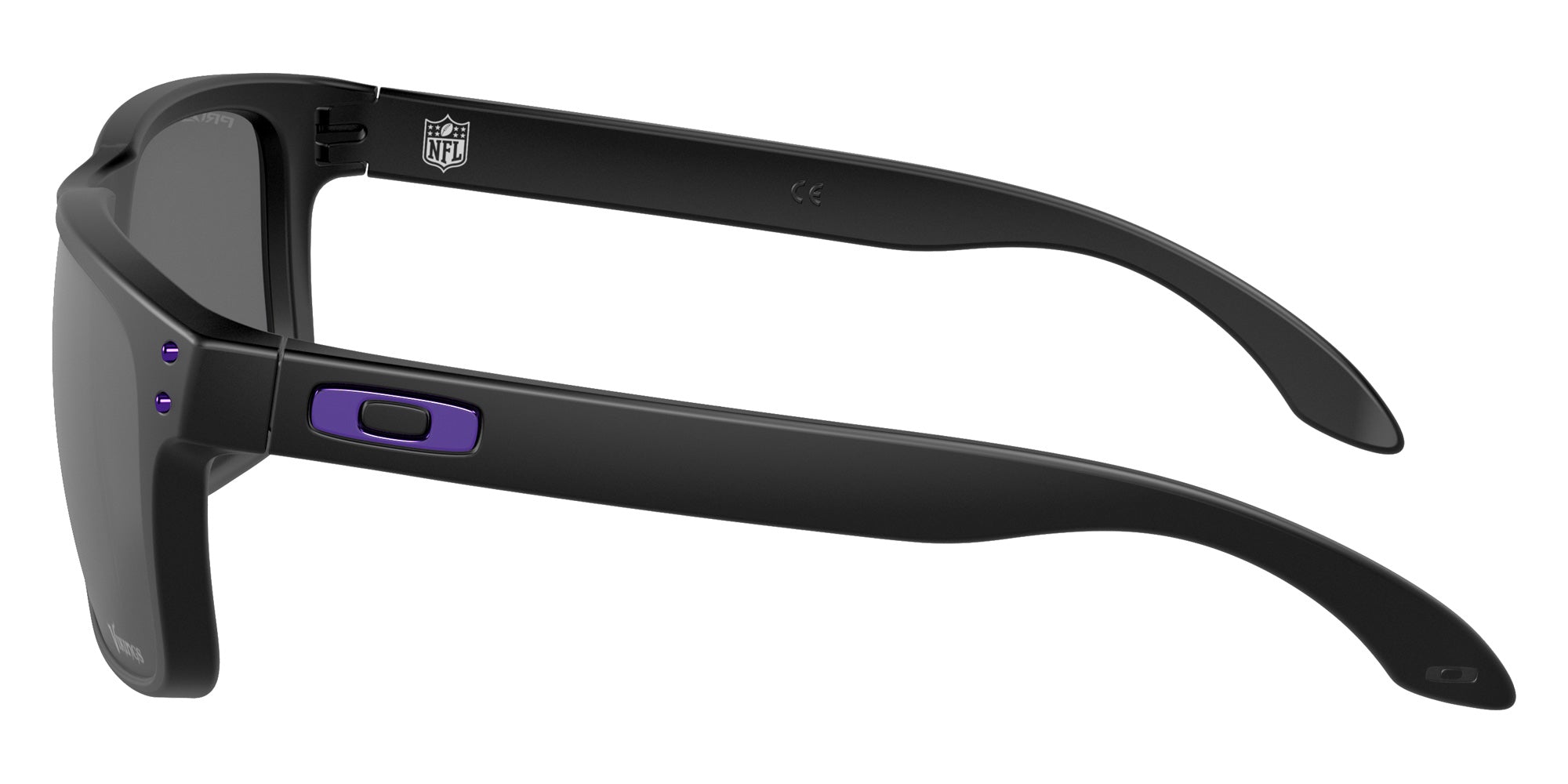 OAKLEY OO9102 Minnesota Vikings Holbrook™ 9102M9 55 - Matte Black / Prizm Black Mirrored #id:oo91029102m9_s:100110