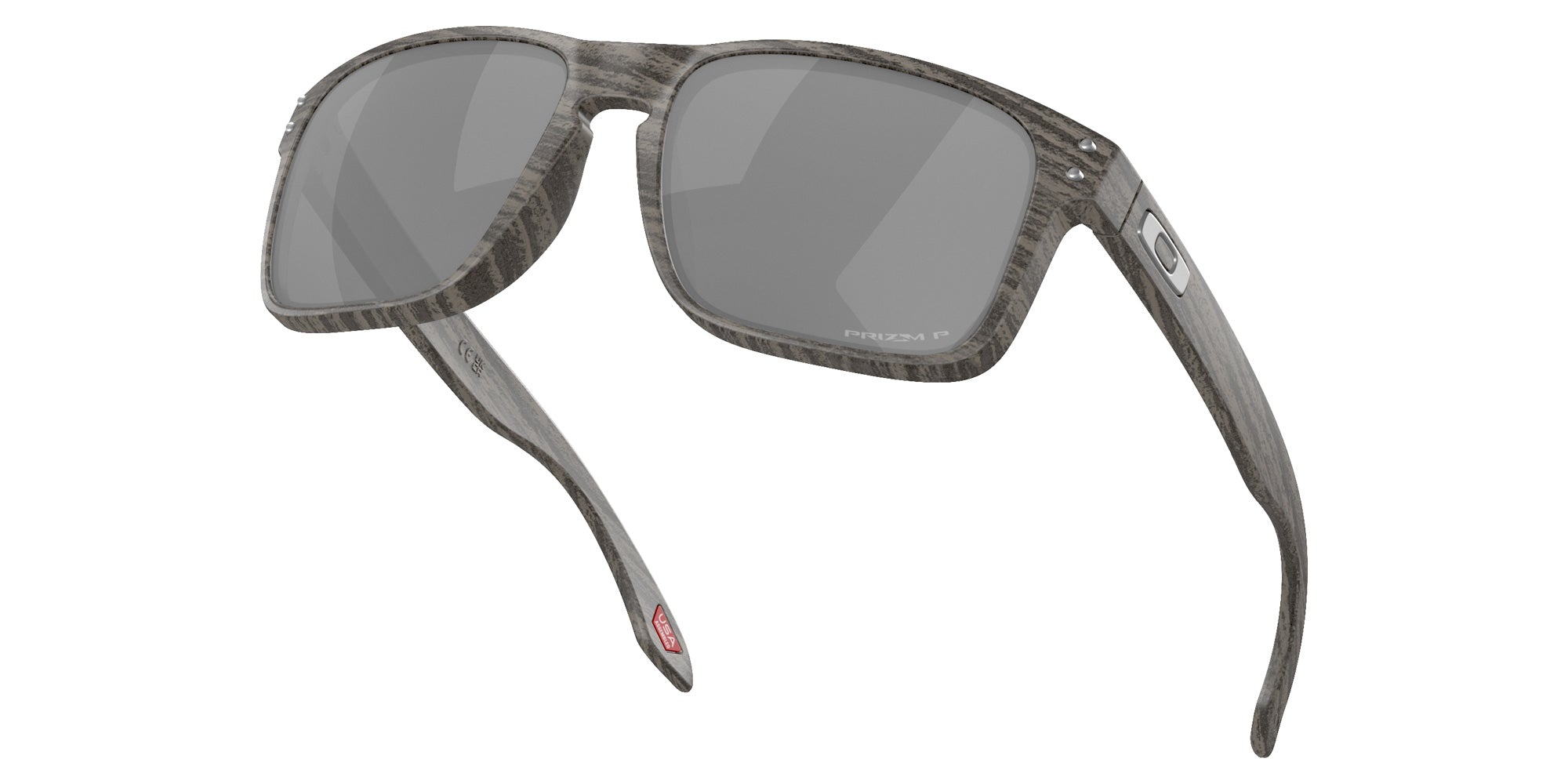 OAKLEY OO9102 Holbrook��� 9102W9 55 - Woodgrain / Prizm Black Polarized Mirrored #id:oo91029102w9_s:100125