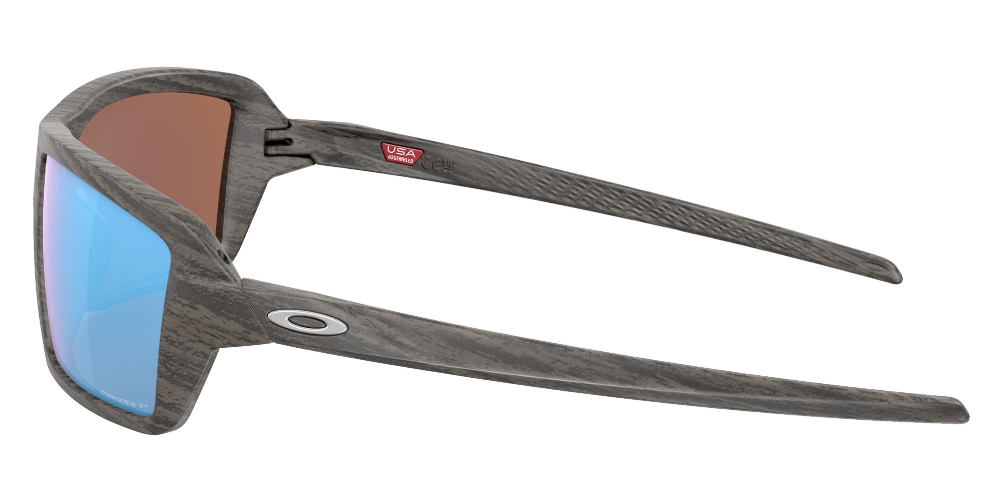 OAKLEY OO9129 Cables 912906 63 - Woodgrain / Prizm Deep Water Polarized #id:oo9129912906_s:100110