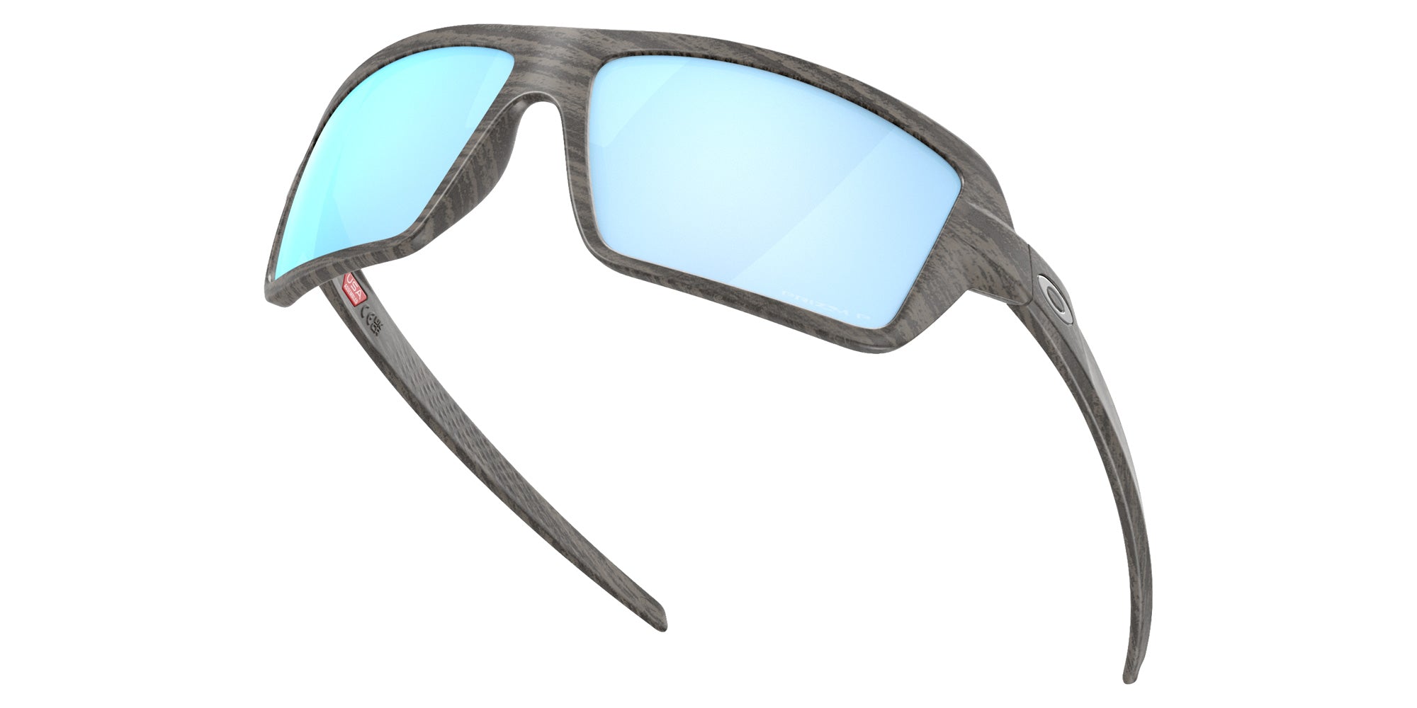 OAKLEY OO9129 Cables 912906 63 - Woodgrain / Prizm Deep Water Polarized #id:oo9129912906_s:100120