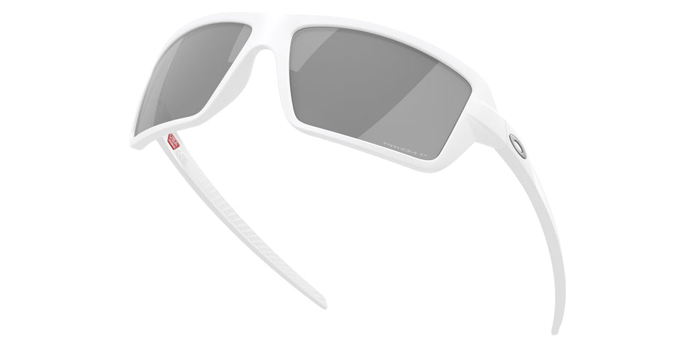 OAKLEY OO9129 Cables 912914 63 - Matte White / Prizm Black Polarized Mirrored #id:oo9129912914_s:102125