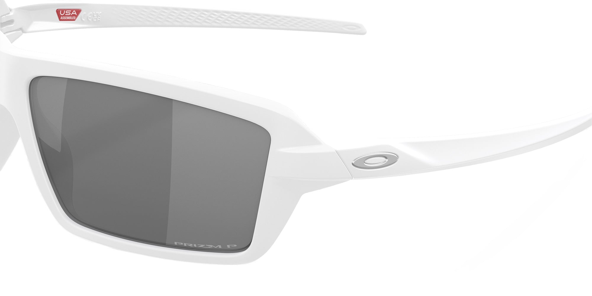 OAKLEY OO9129 Cables 912914 63 - Matte White / Prizm Black Polarized Mirrored #id:oo9129912914_s:102130