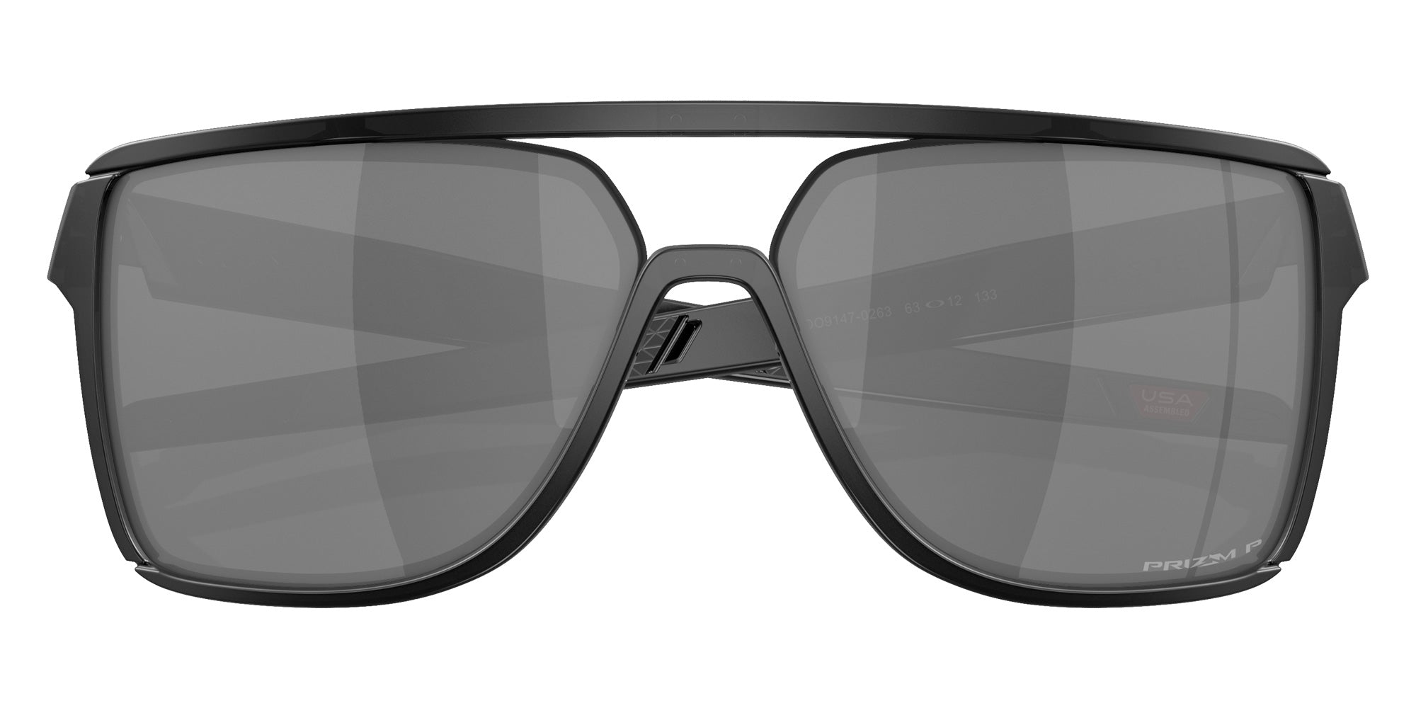 OAKLEY OO9147 Castel 914702 63 - Matte Black Ink / Prizm Black Polarized Mirrored #id:oo9147914702_s:100120