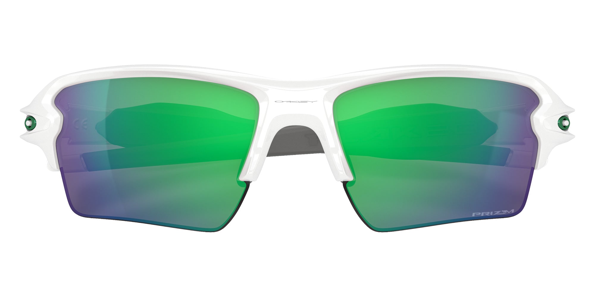 OAKLEY OO9188 Flak® 2.0 XL Team Colors 918892 59 - Polished White / Prizm Jade Mirrored #id:oo9188918892_s:100135