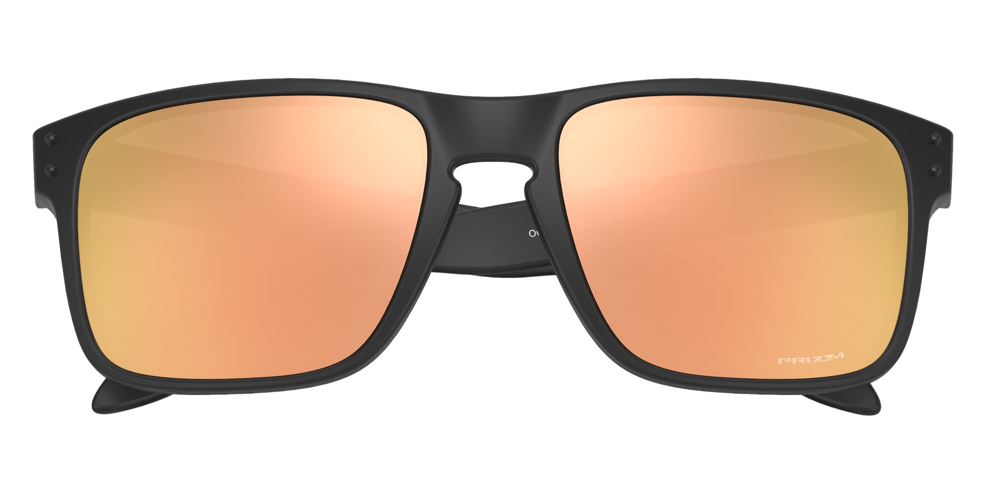 OAKLEY OO9244 Holbrook��� (Low Bridge Fit) 924449 56 - Matte Black / Prizm Rose Gold Mirrored #id:oo9244924449_s:100125